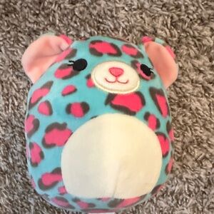 Squishmallows Colorful Plush with Pink and Blue